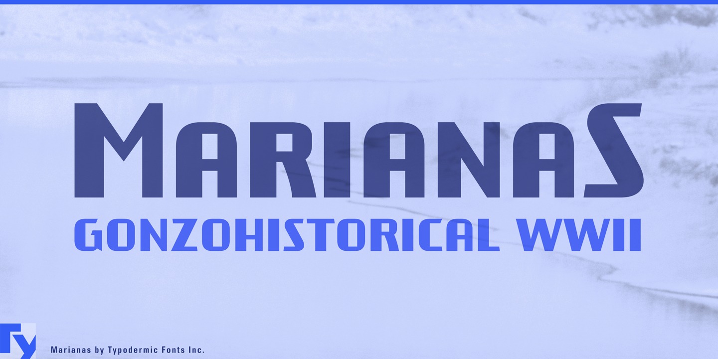 Marianas Font preview